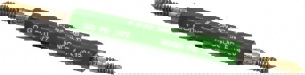 Plug Thread Gage: #6-32 Thread, 3B Class, Double End, Go & No Go